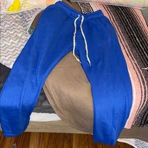 Brooklyn Cloth Blue Joggers with Elastic Waistband